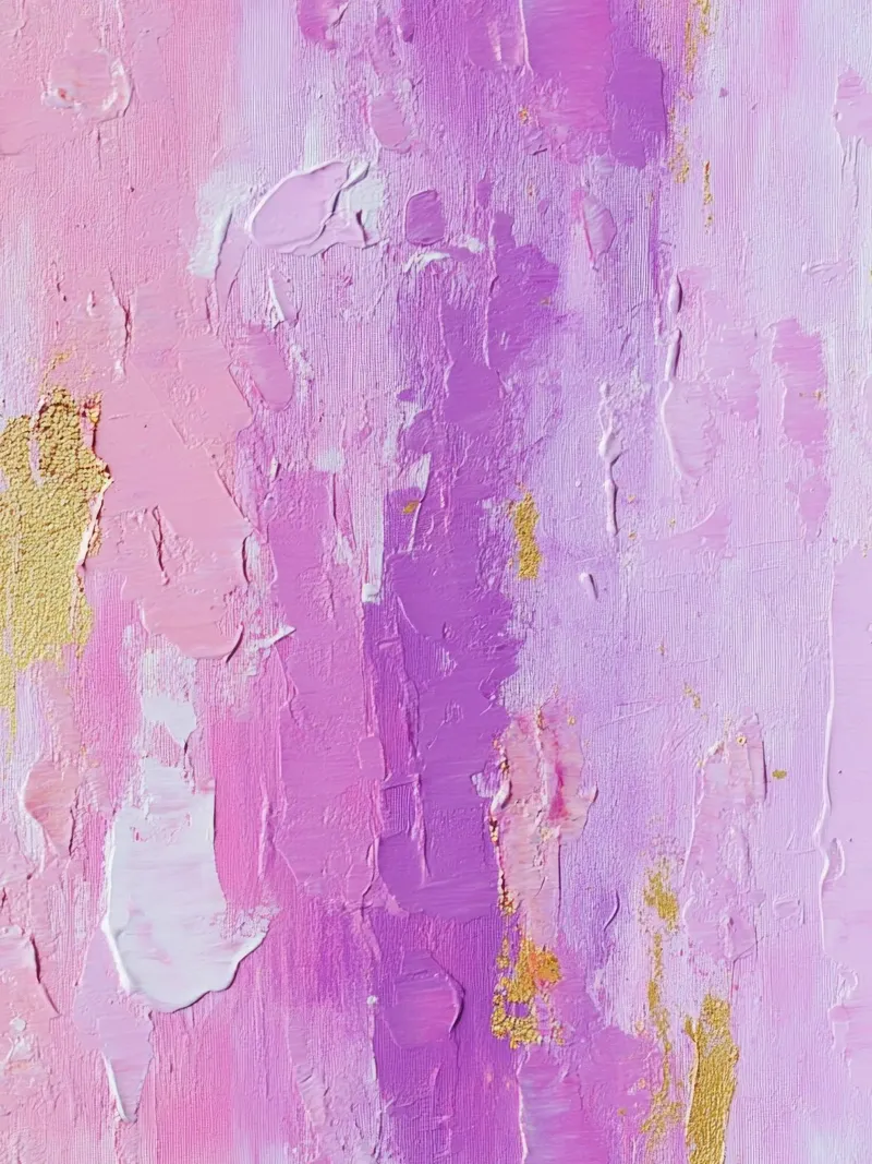 Schizzi di vernice Pennellate di pittura Lilla 10 poster da Yaso Design Paint