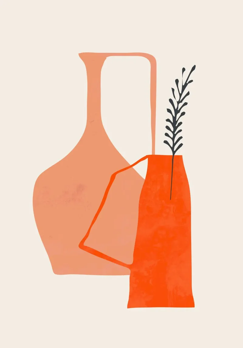 Vases 3 canvas by ThingDesign