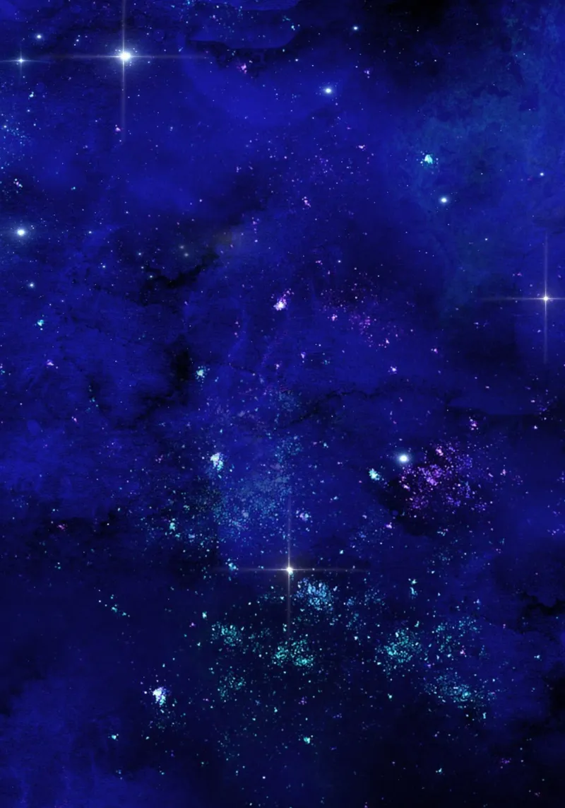 Cielo scuro 4 poster con telaio in legno da Yaso Design & Art