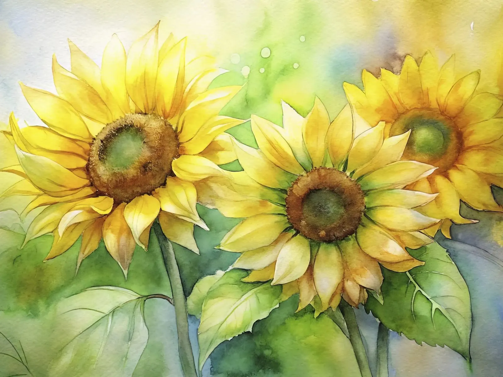i girasoli II poster con telaio in plastica da 🎨 Point and Art