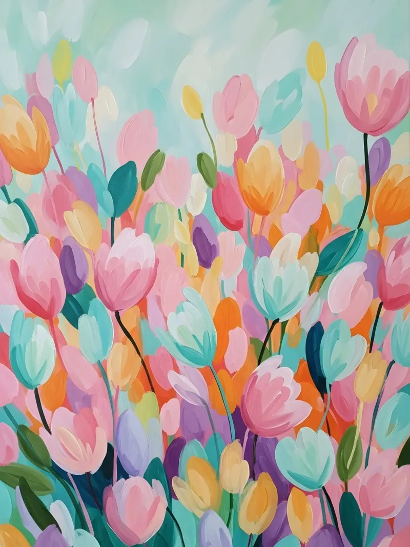 Flores Flowers poster con telaio in plastica da Sentinal