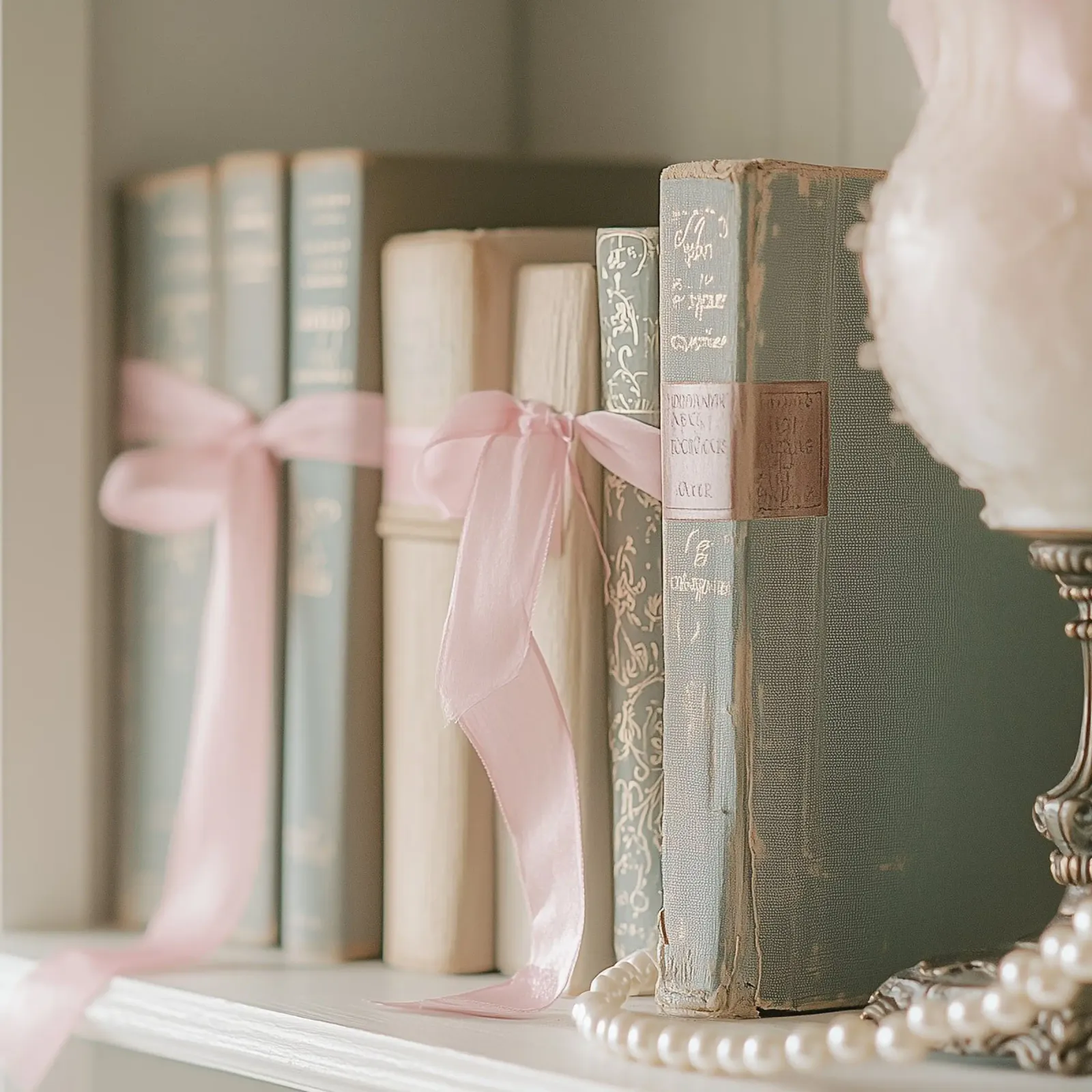 Sussurri in rosa tela con Cornice a cassetta da StillVibe Home