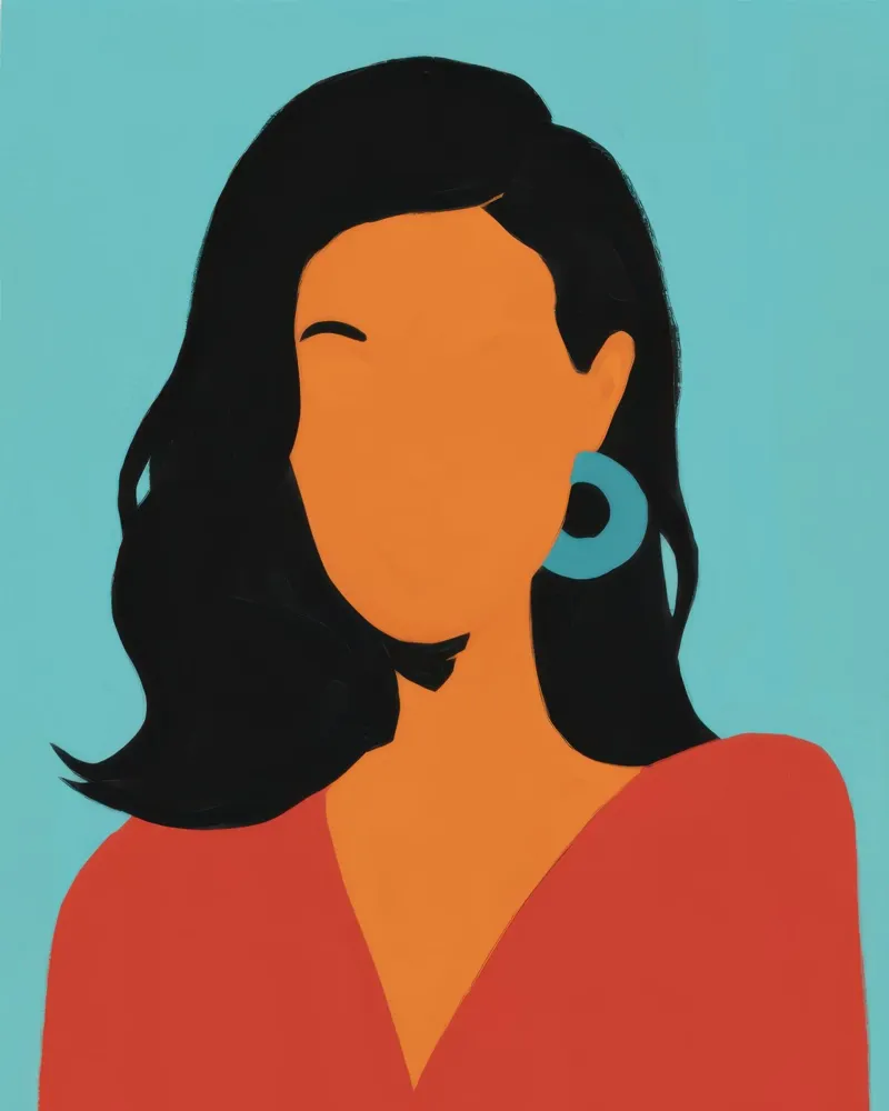 Fiducia minimalista poster con telaio in legno da Luna Aura
