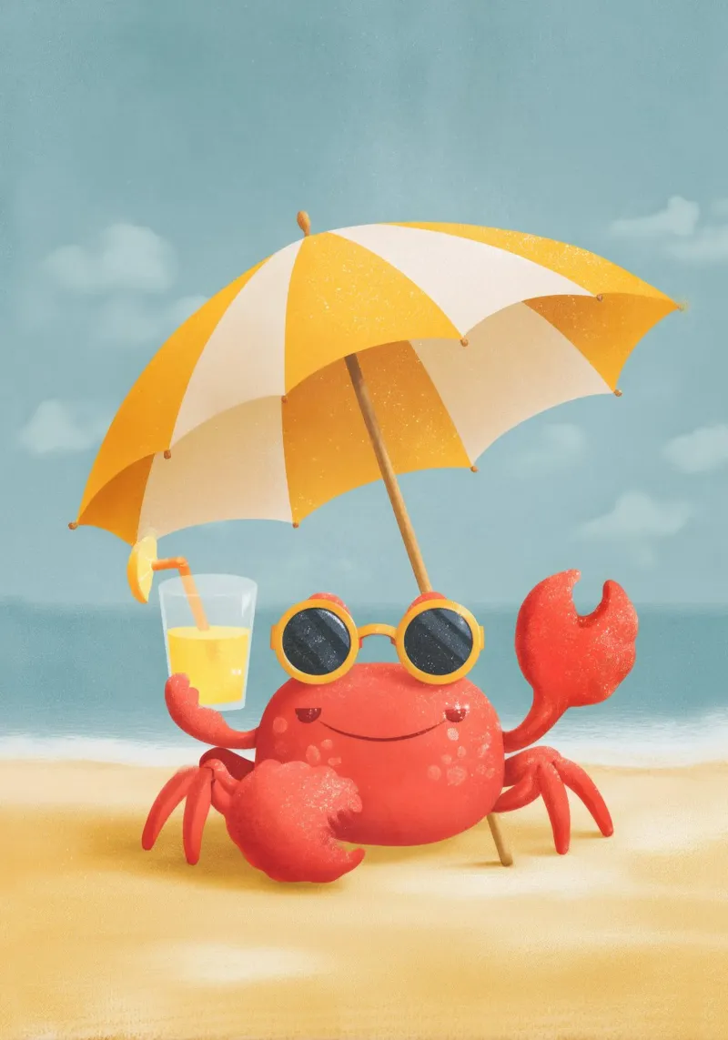 Cool Crab poster da Kiara