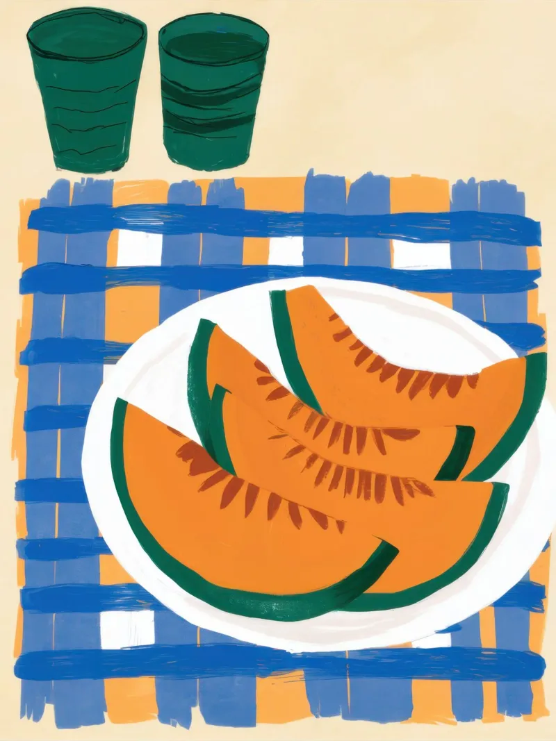 Melone a dama poster da Irish Strokes