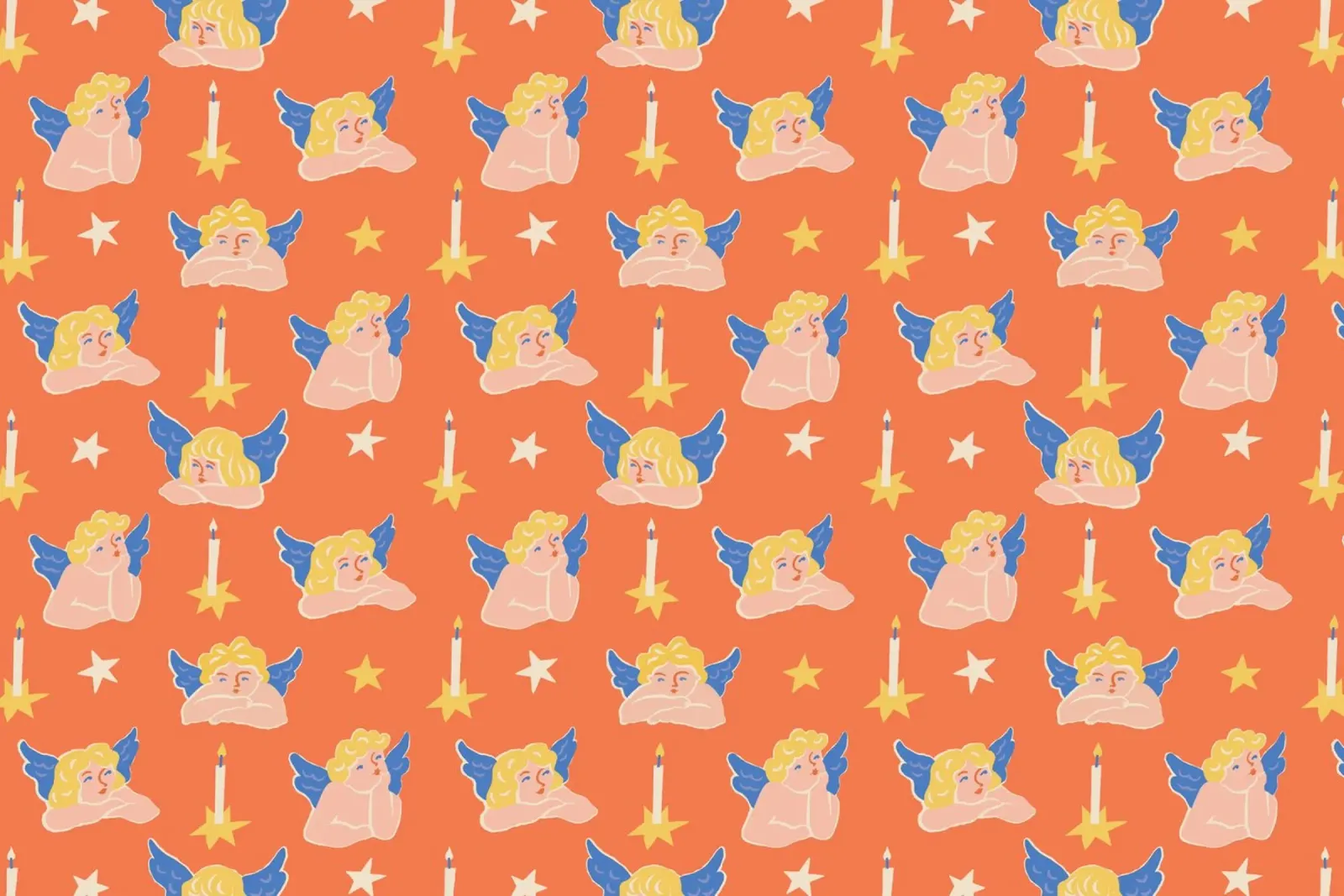 Christmas Pattern No 50 poster con telaio in alluminio da treechild