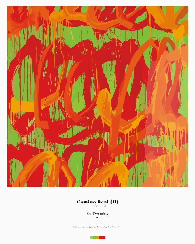 Camino Real 2012 poster con telaio in plastica da coley