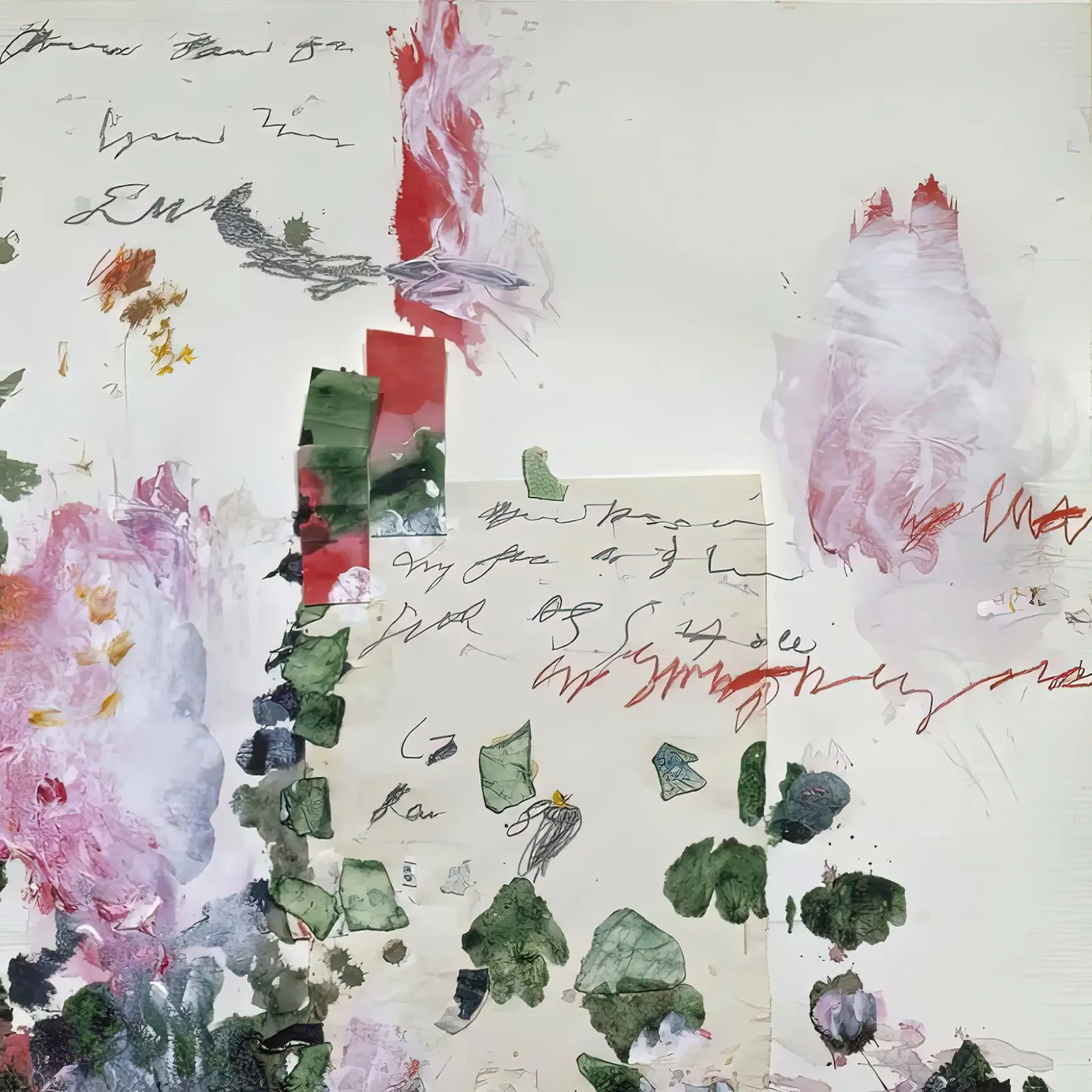 Cy Twombly Punto verde poster con telaio in plastica da coley