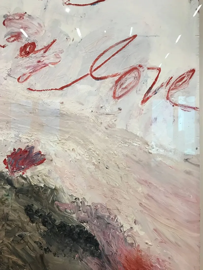 Cy Twombly Amore poster con telaio in plastica da coley