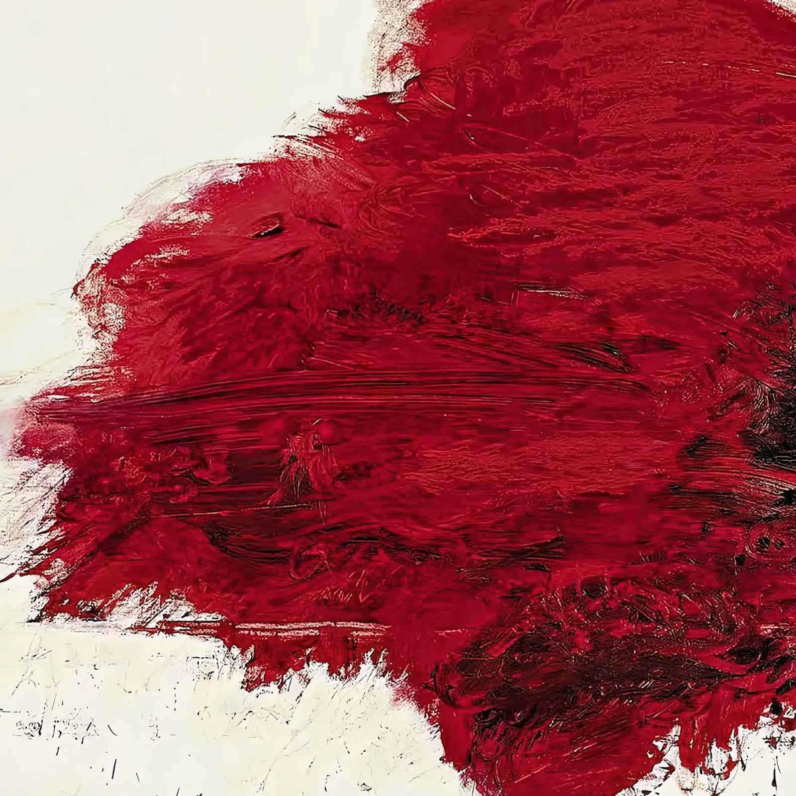 Cy Twombly Il fuoco che consuma tutto prima poster con telaio in plastica da coley