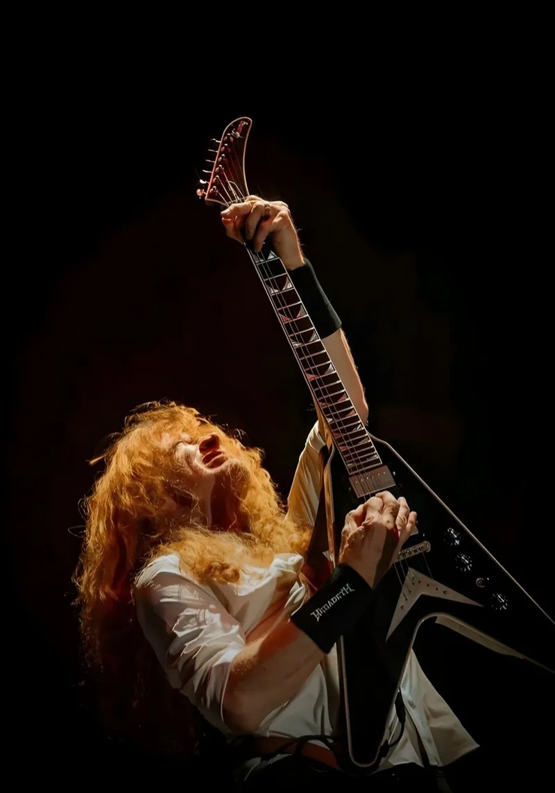 Dave Mustaine poster da Low poly art