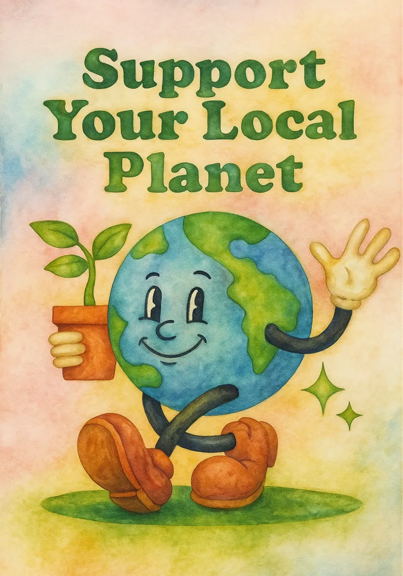 support your local planet painting hahnemühle by bonangroads