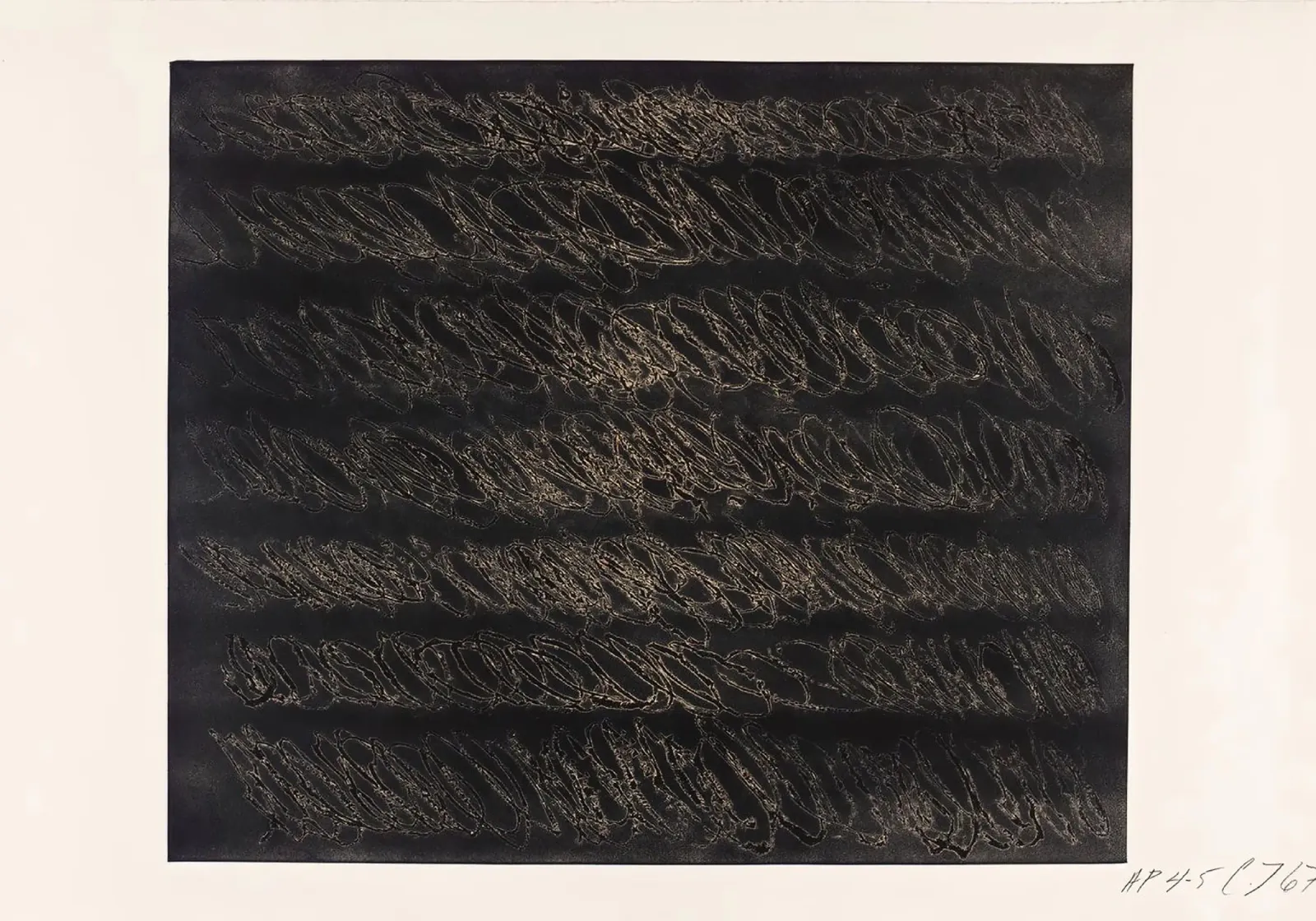 Cy Twombly Senza titolo 1967 tela con Cornice a cassetta da coley