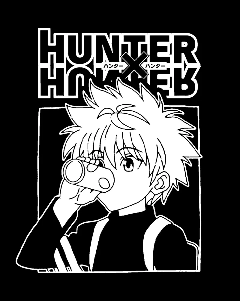 Vintage Pattern Hunter X Hunter canvas with Floater frame by https://www.juniqe.com/uk/shop/Henndraws