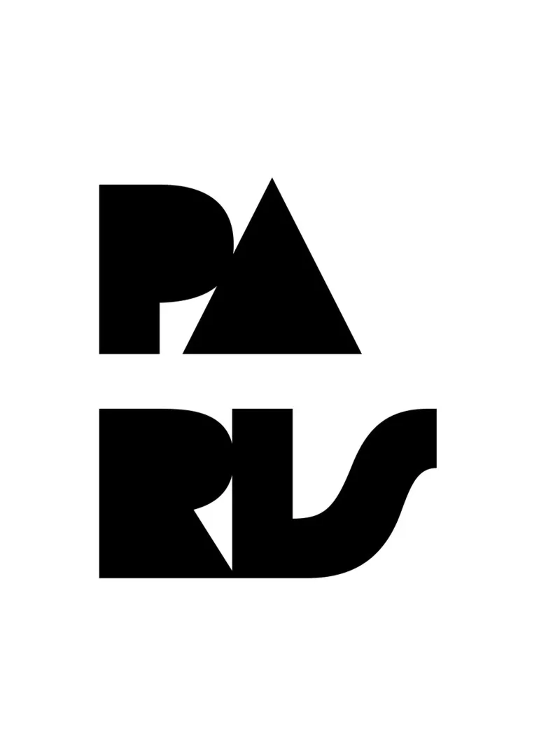 Paris 4 canvas met Baklijst van The Type Club Tokyo