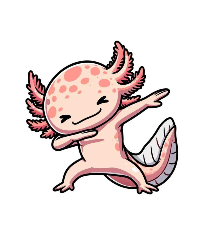Axolotl Dab carta hahnemühle da edsonramosart