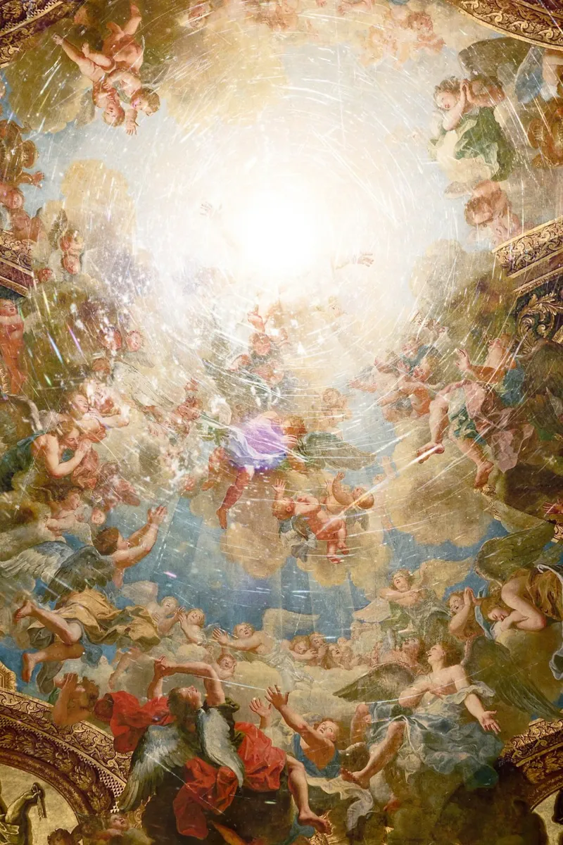 Failed attempts at photographing God canvas with Floater frame by undarstellbar Christliche Poster