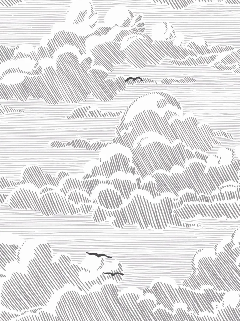 sky bound 4 lienzo con Marco flotante de Amber Hughes