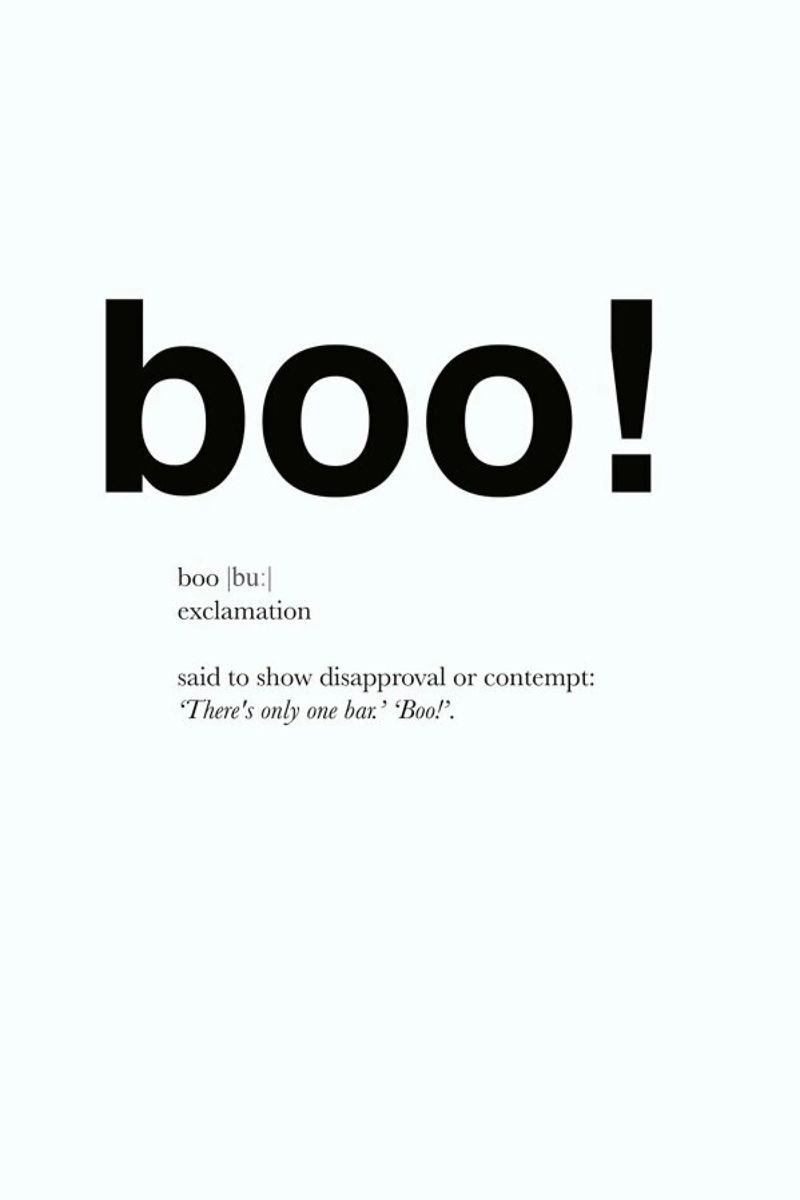 The boo interjection plexiglass da Matěj Kašpar Jirásek