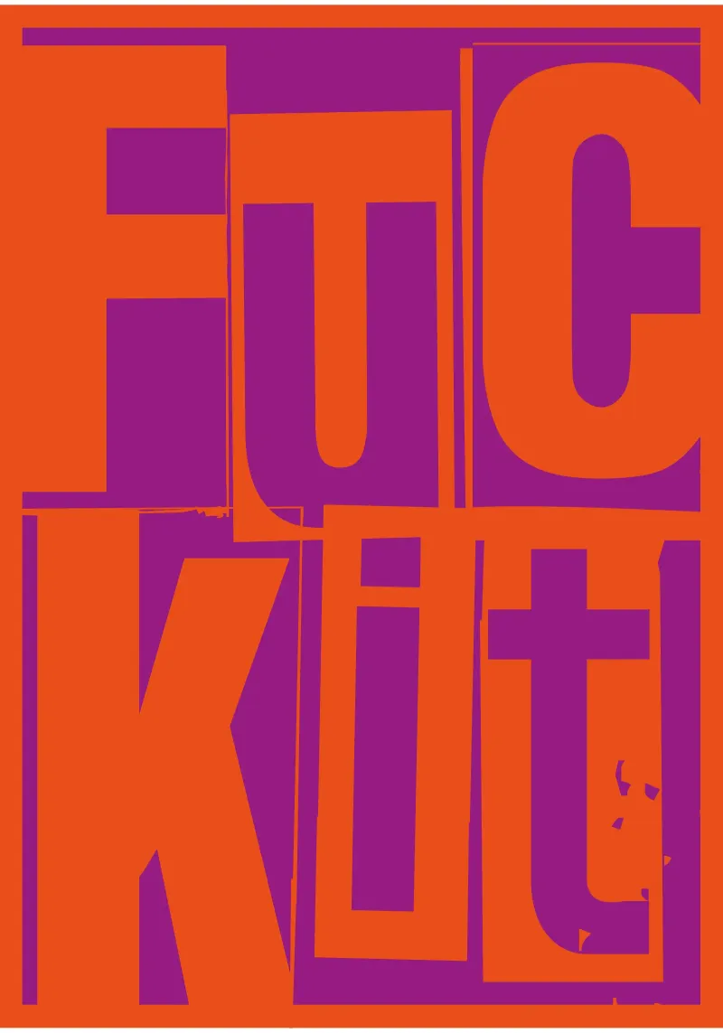 Egal poster con telaio in plastica da Flo Klein
