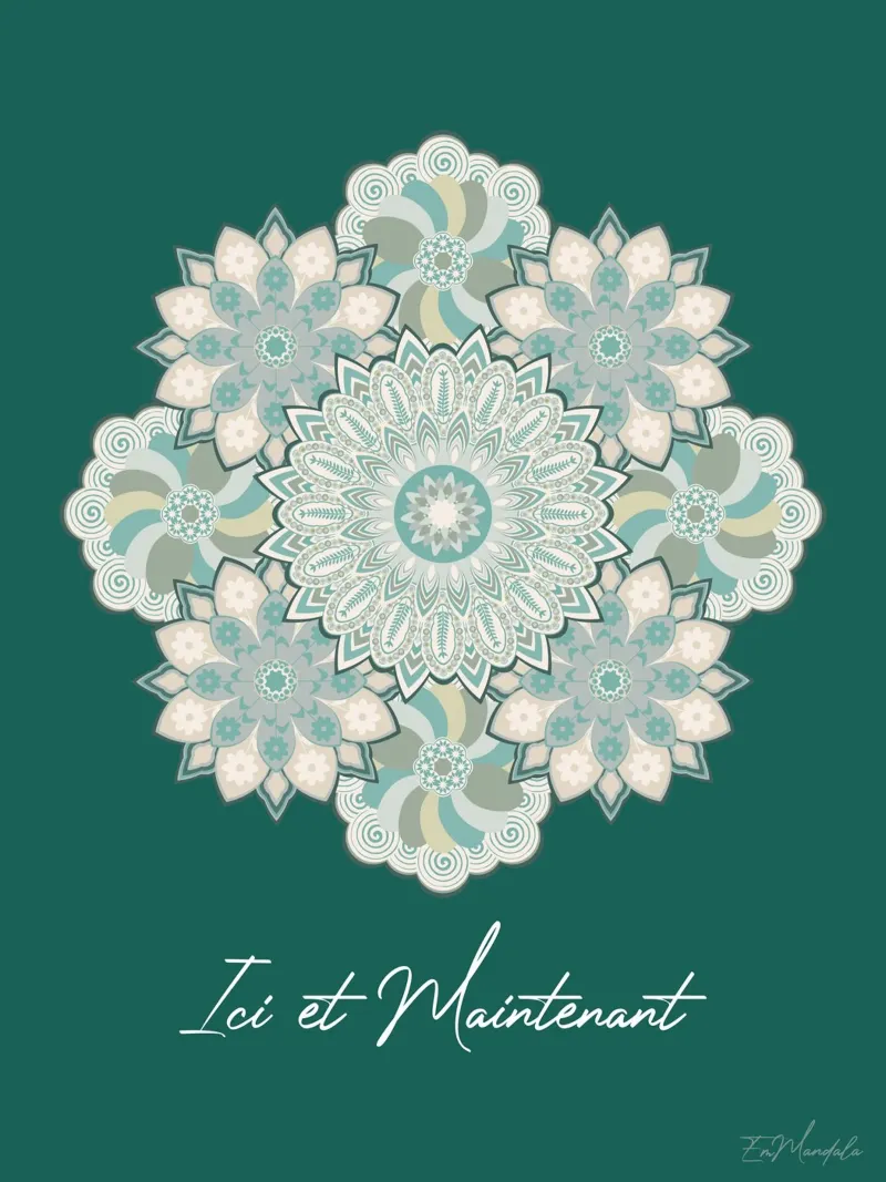 Mandala, qui e ora poster da Collection “Esprit Mandala"