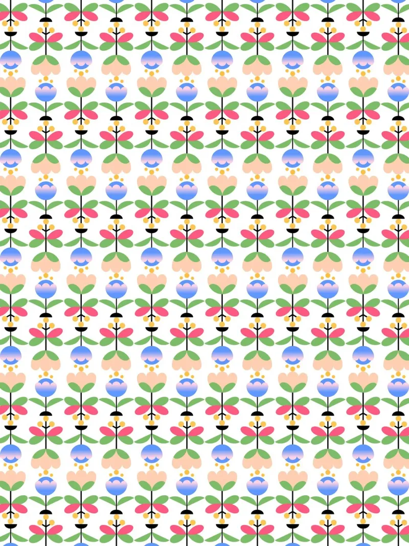 Repetitive pattern 50 canvas by Little Dean