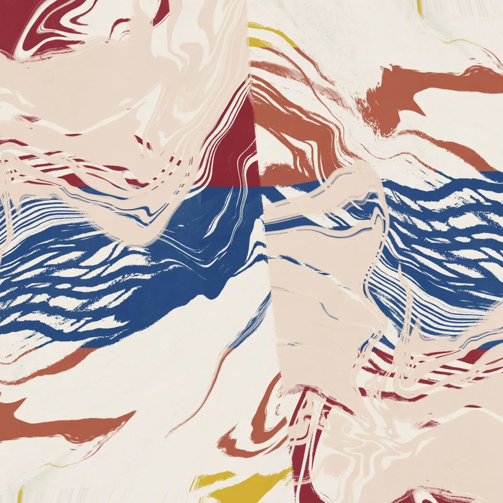 Fluid design 02 canvas by Little Dean