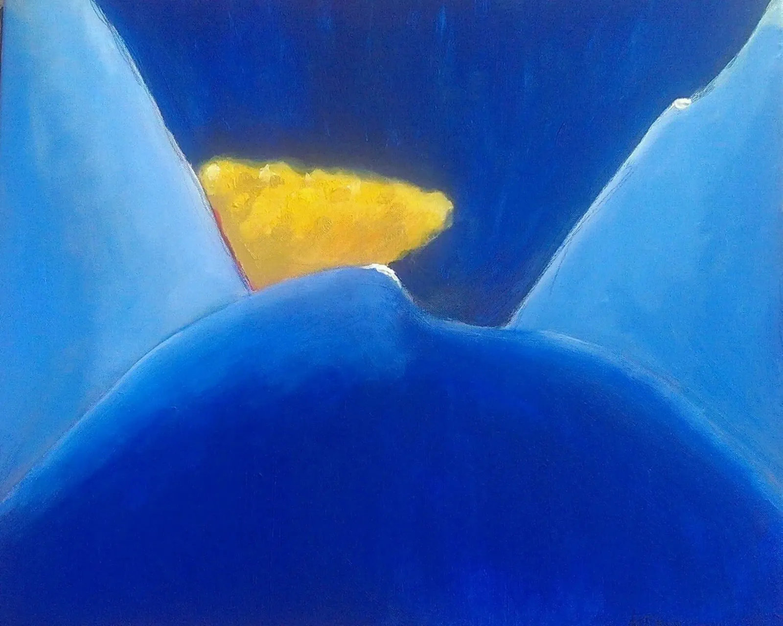 In fiore poster con telaio in legno da Martin Ahrens