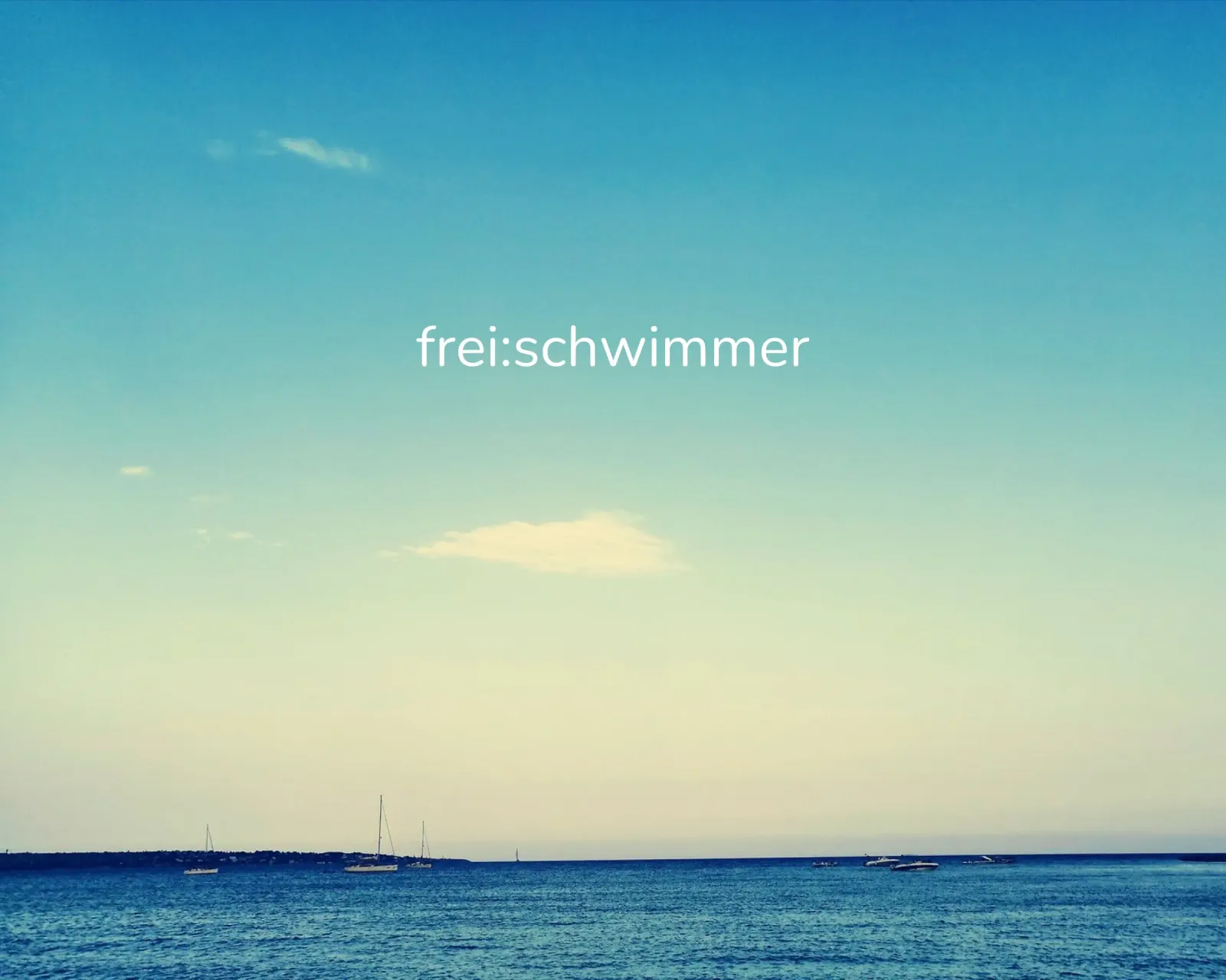 frei:schwimmer - Meeresansicht carta hahnemühle da Frida + frei