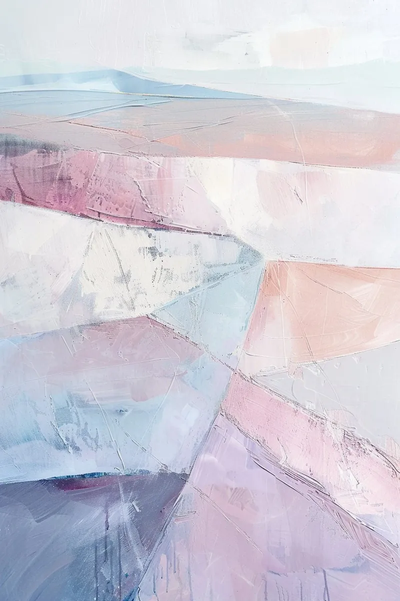 Soft Horizons poster con telaio in plastica da Mosaic Dialogue
