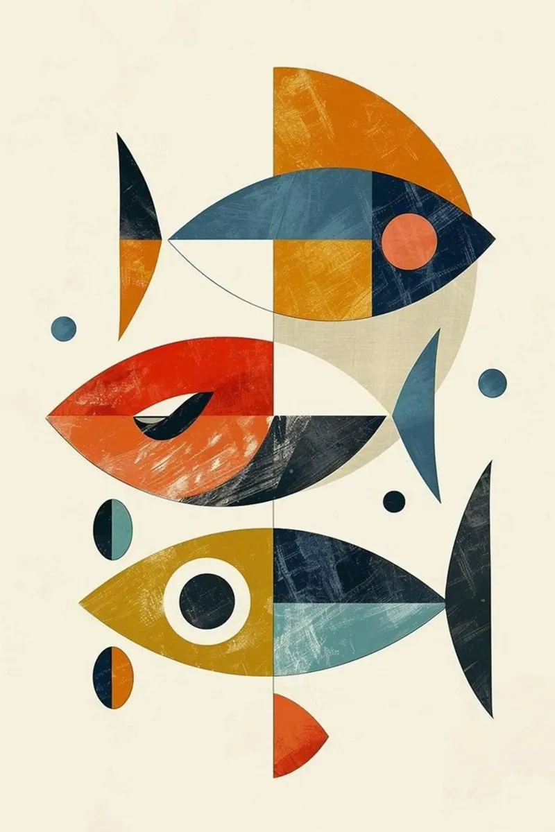 The Three Fish hahnemühle by cosmos studio