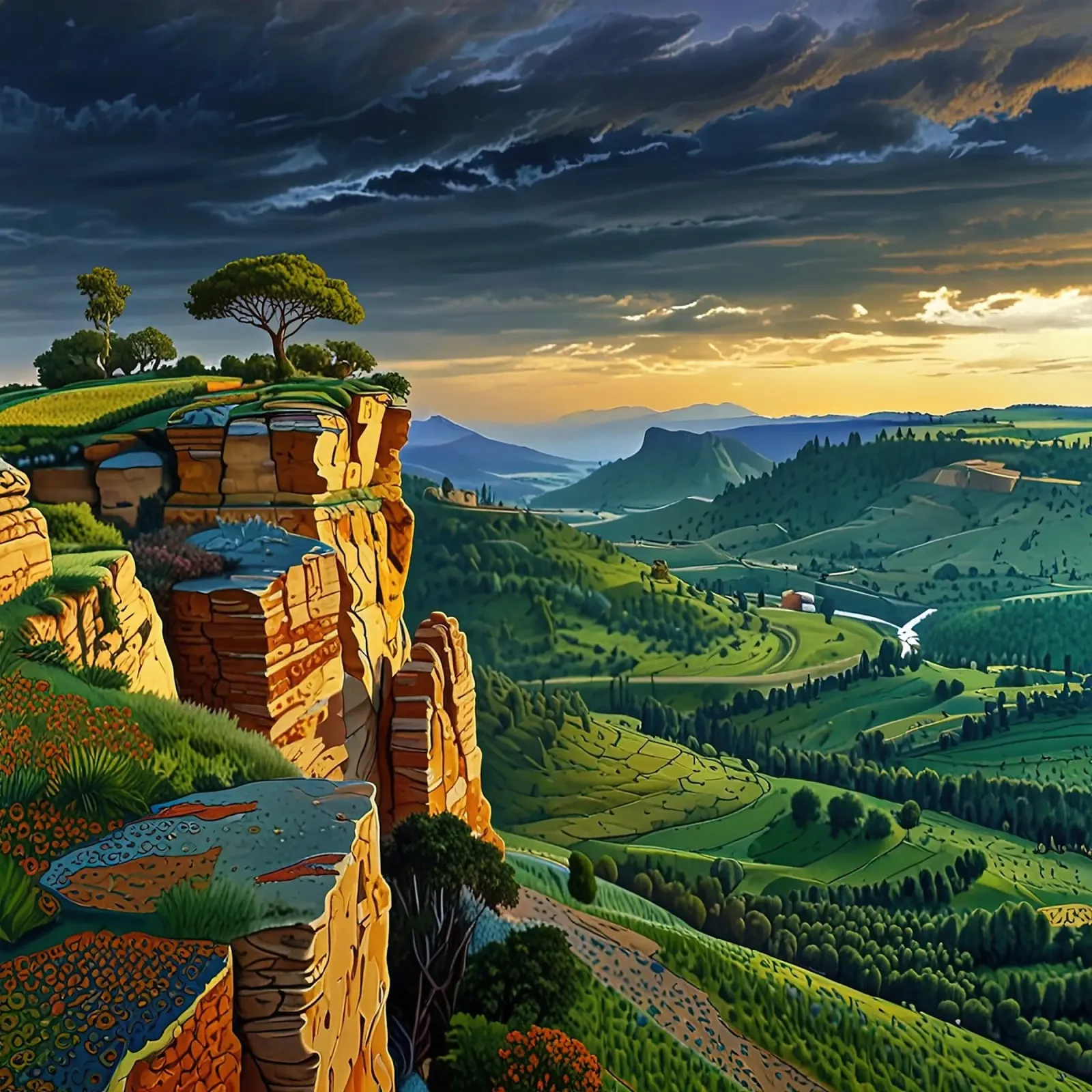 Tramonto sul selvaggio poster da Delaney Okuneva