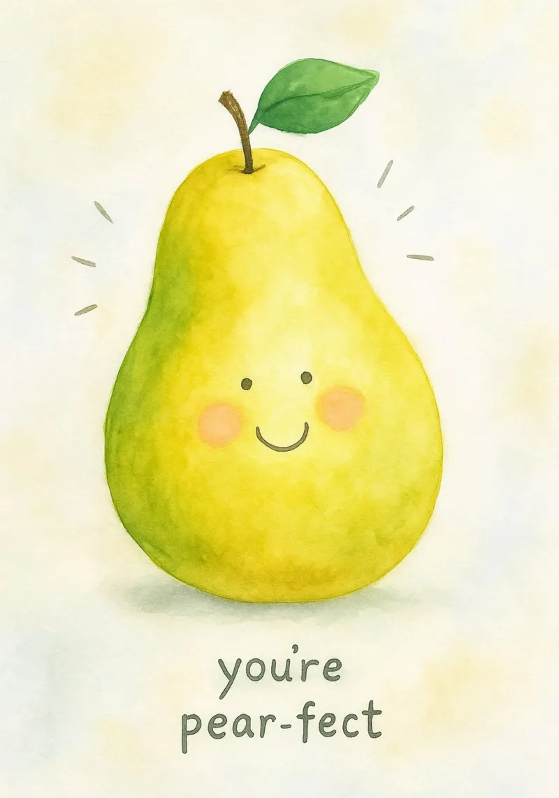 you are pear fect drawing poster with plastic frame by muhidines