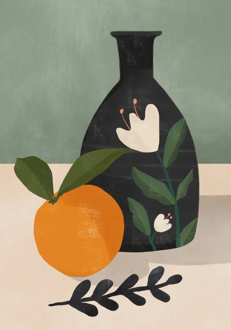 Bodegón 5 lienzo de ThingDesign