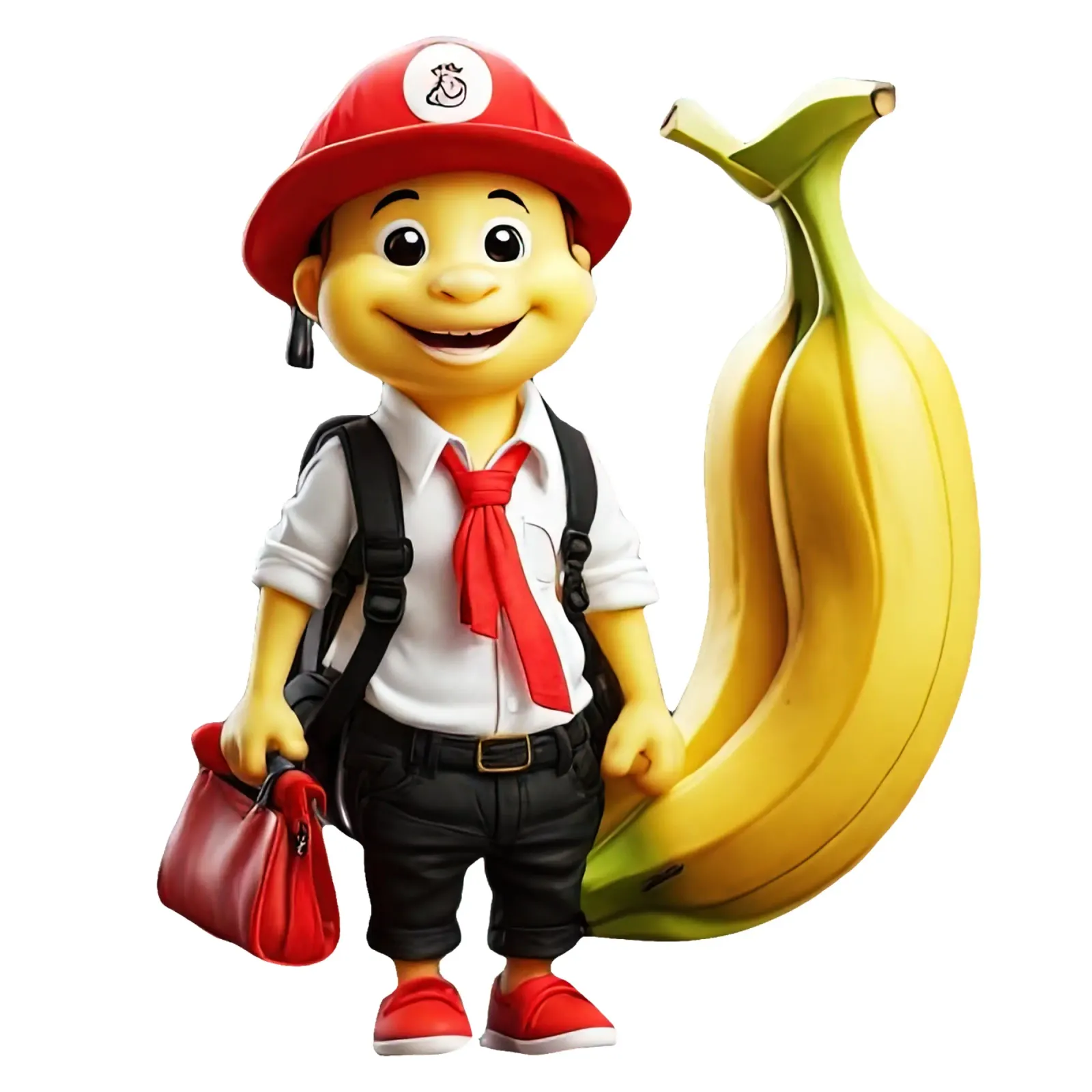 Fratello Banana poster con telaio in legno da Delaney Okuneva