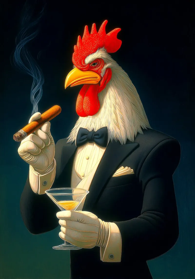 Gallo Tuxedo tela da Fleur de Lys