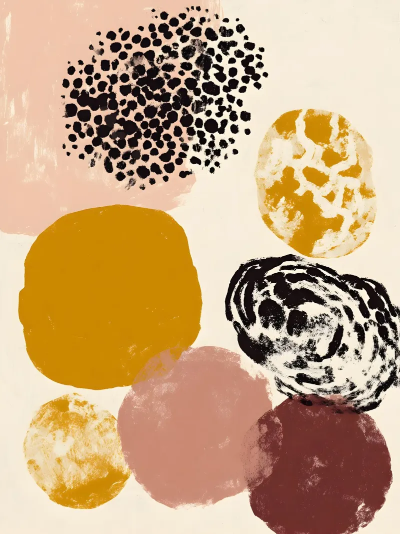 Sophisticated Abstract Forms canvas by Gypsy Galleria
