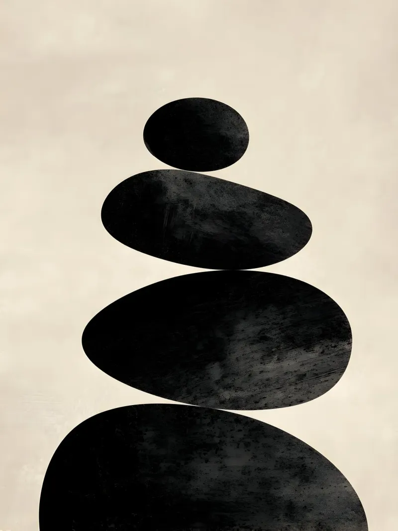 Minimalist Abstract Hahnemühle von Gypsy Galleria
