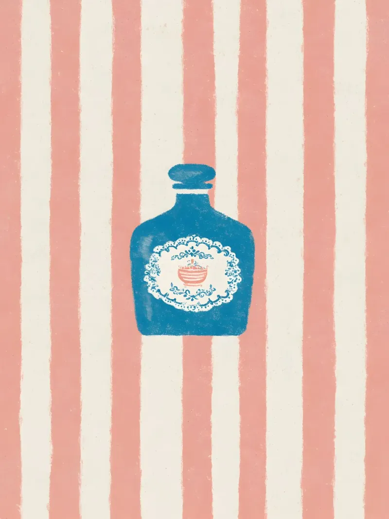 The Perfume poster con telaio in legno da Gypsy Galleria