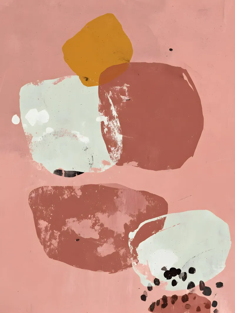 Elegant Organic Shapes poster da Gypsy Galleria