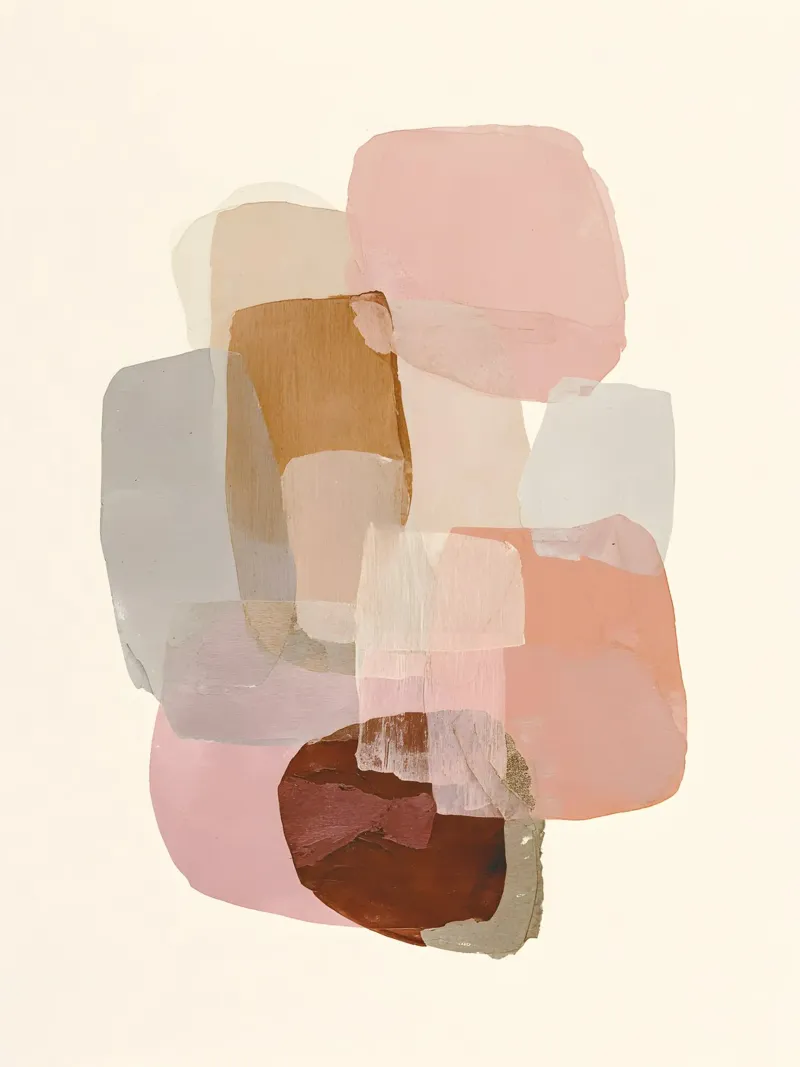 Organic Composition poster con telaio in plastica da Gypsy Galleria