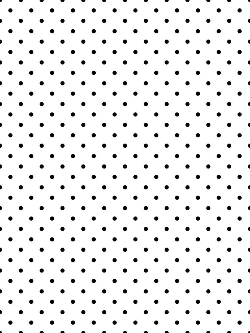 Minimal Basic Polka Dots | Nero su bianco pellicola backlit da Beauty in Simplicity