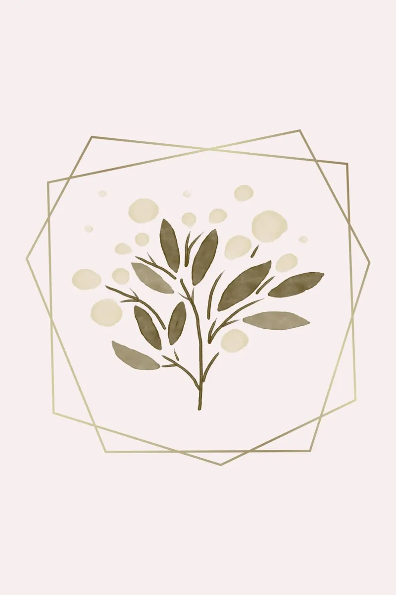 Flower poster con telaio in alluminio da AESTHETIC VIBES by Isabel