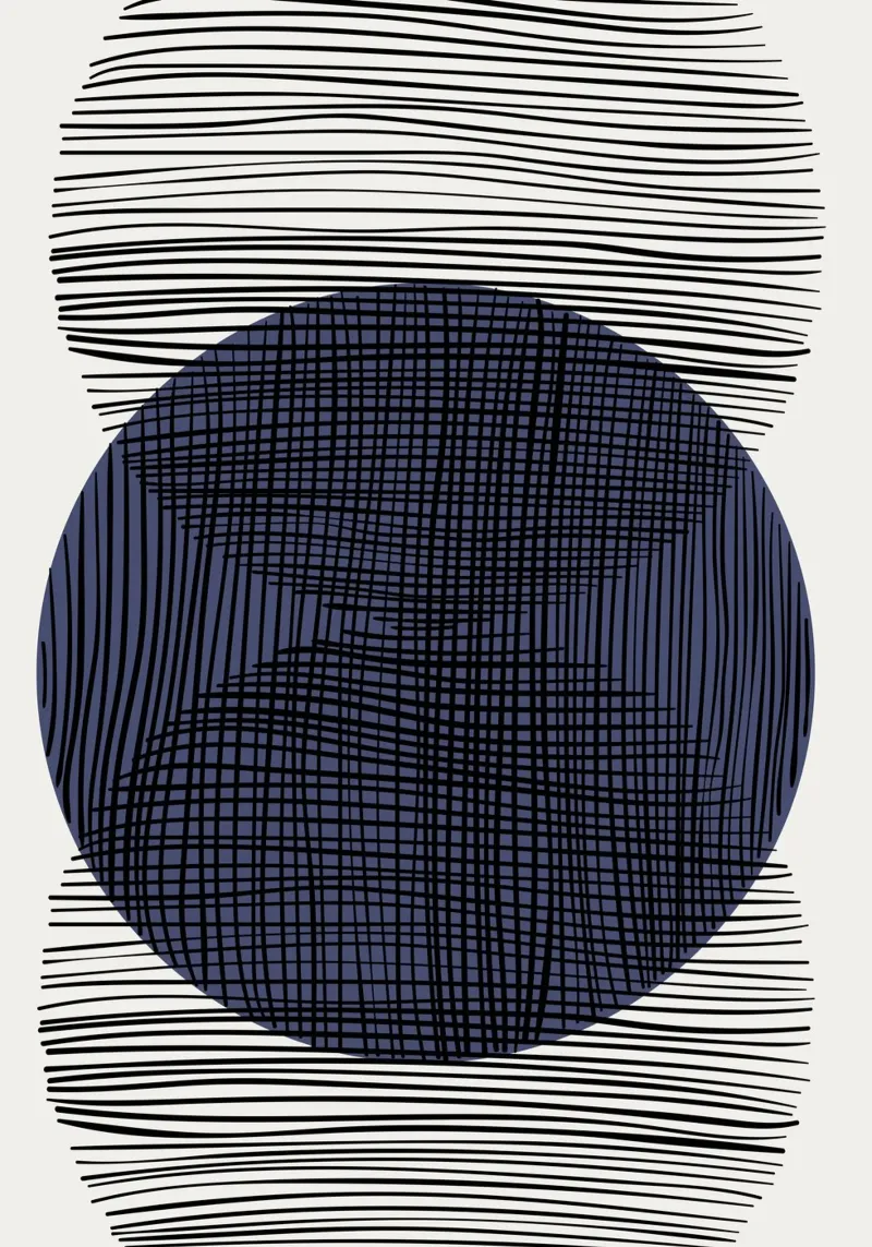 Dynamic Grid poster con telaio in plastica da RS LAB STUDIO