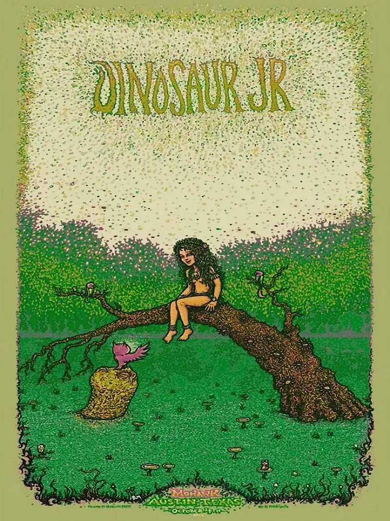 Dinosaur Jr band poster da van hellen