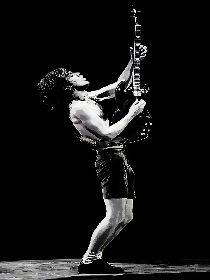 Angus Young poster da van hellen