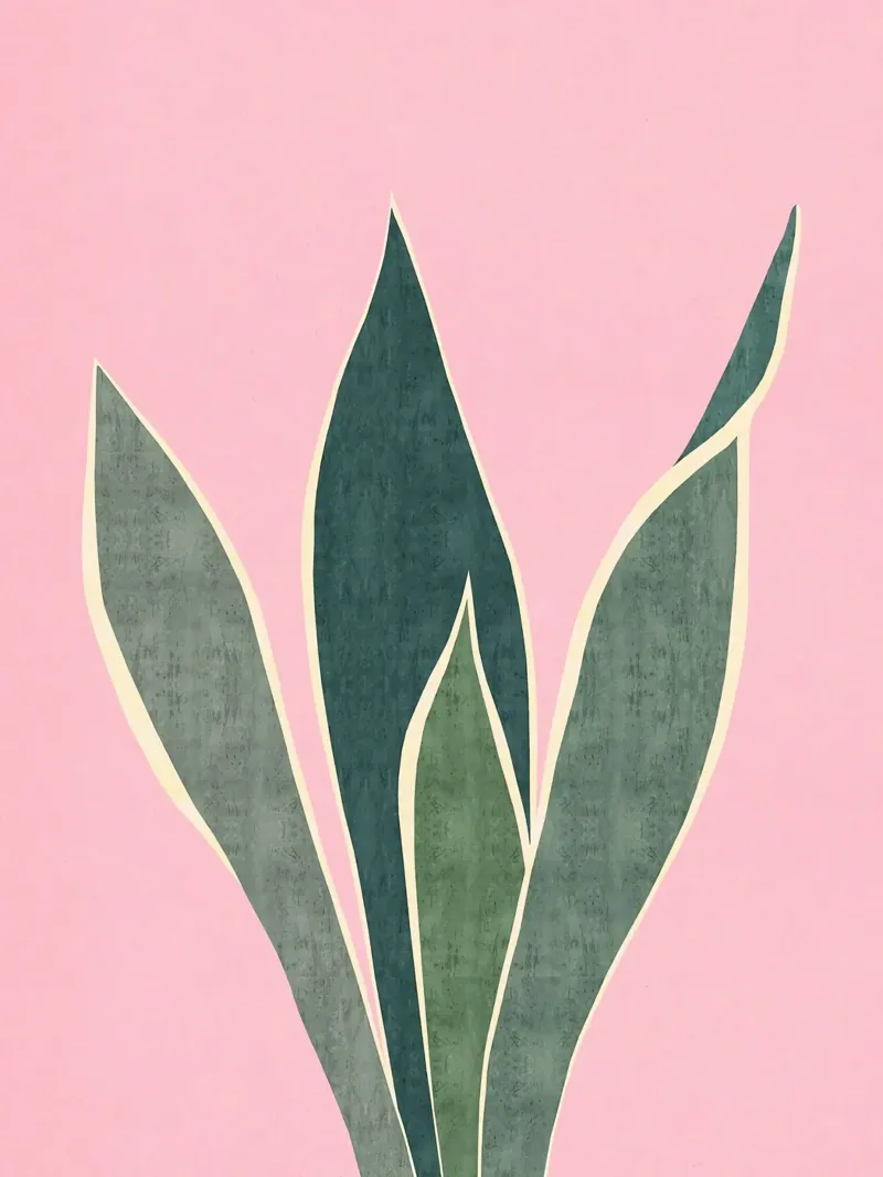 foglie pianta natura botanica poster da Sven B Strauss