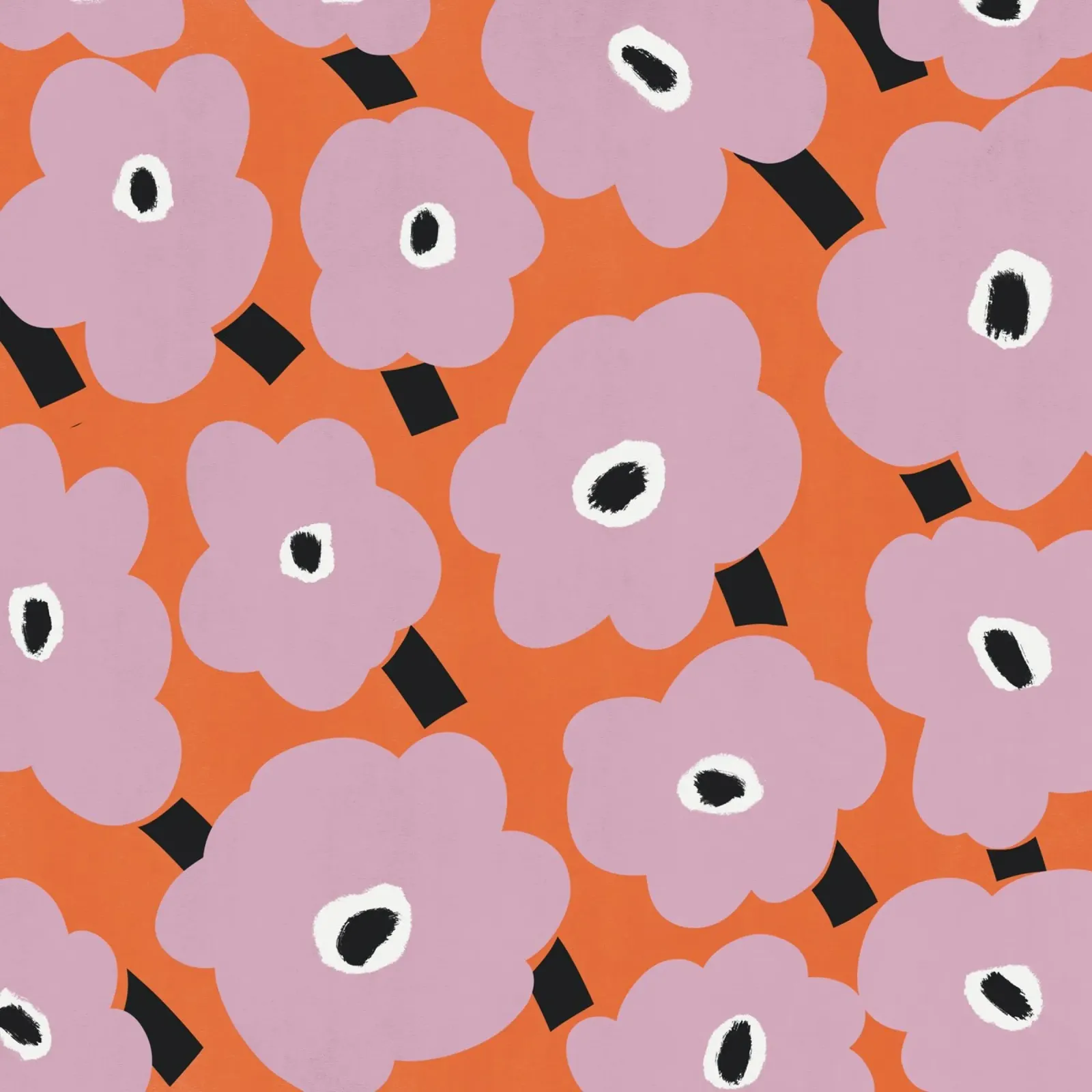 Botanical pattern canvas by Little Dean