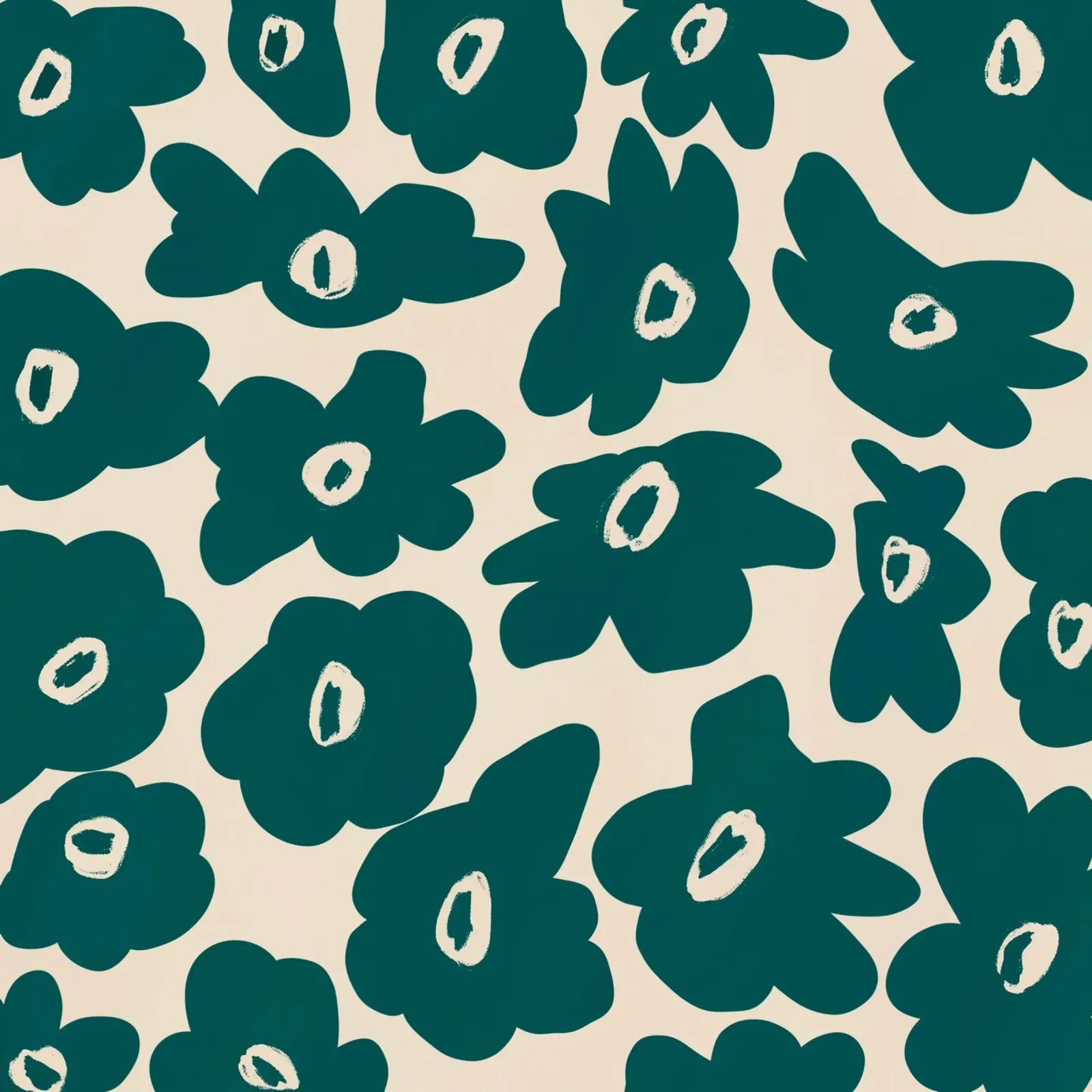 Botanical pattern 02 canvas by Little Dean