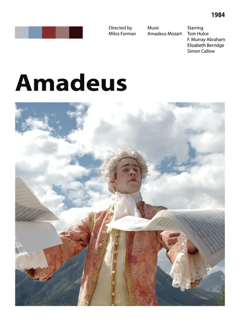 Amadeus poster da 🎞 The Movie Wall